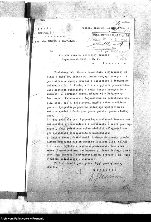 Obraz 15 z jednostki "Pow. lekarz Weterynaryjny Bydgoszcz"