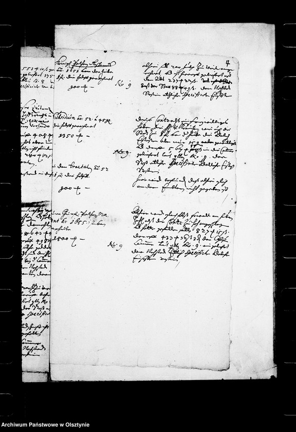 image.from.unit.number "Praetentionen des Advocati Fisci wegen der Contributionen und Stationen, Specificationen, Auszüge Verzeichnisse der Restanten und Quittanzen, Untersuchungen im Amte Deutsch Eylau"