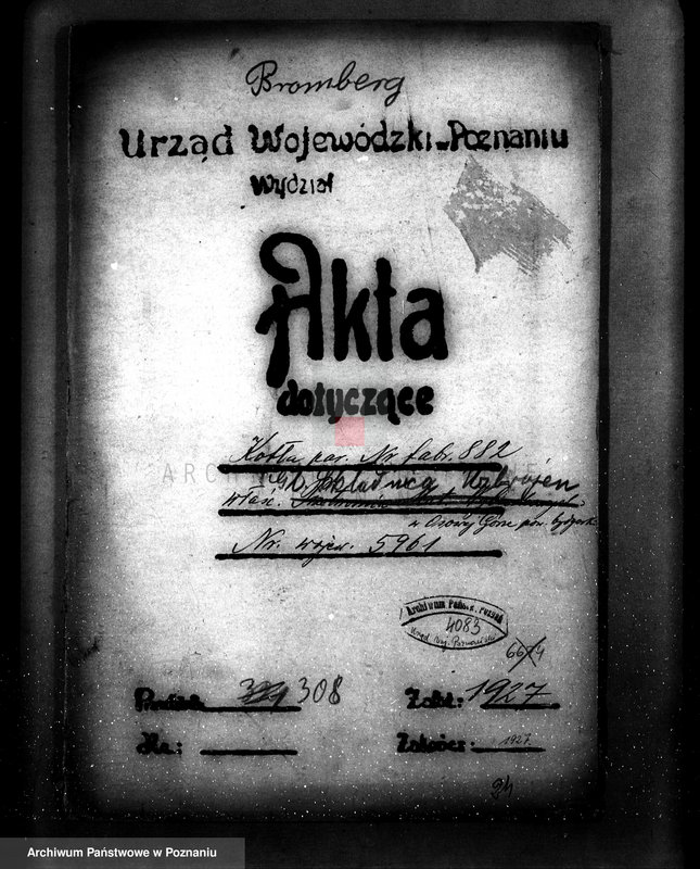 Obraz 4 z jednostki "Przetwórnia materiałów wybuchowych w Osowej Górze, pow. bydgoski nr woj. kotła 5961"