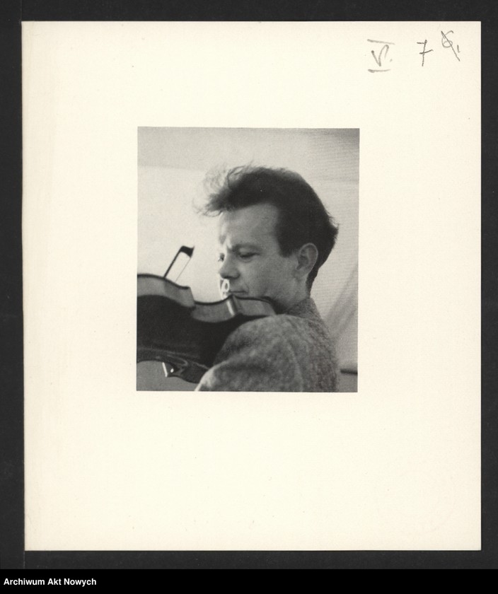 image.from.unit.number "Materiały odnoszące się do skrzypka Bruno Straumanna"