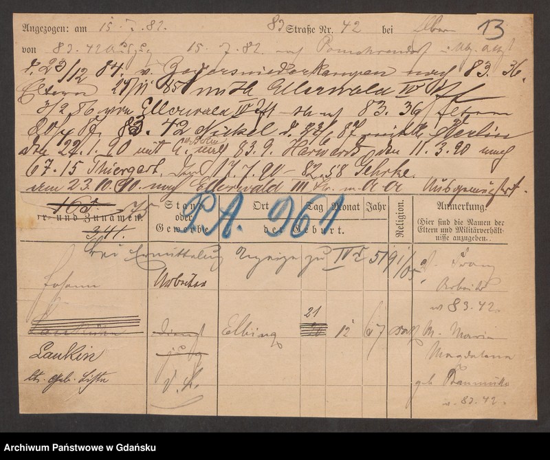 image.from.unit.number "Karty meldunkowe: Laugwitz - Laws"