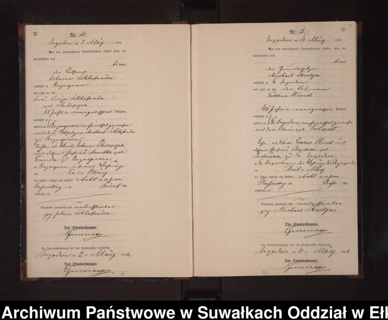 image.from.unit.number "Sterbe-Neben-Register des Preussischen Standes-Amtes Rydzewen Kreis Loetzen"