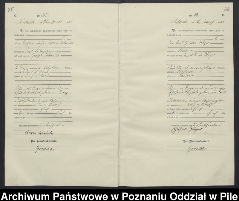 Obraz 17 z jednostki "Księga zgonów"