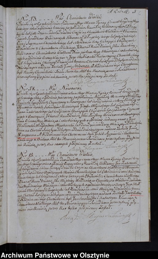 image.from.unit.number "Duplicat Urodzenia, Zaślubienia i Zeyścia Parafii Grzebsk z roku 1833-go"