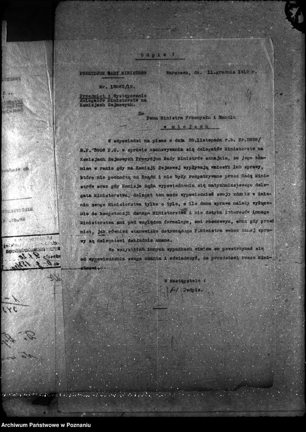 Obraz 9 z jednostki "Sprawy gospodarcze-ogólne Prezydium Rady Ministrów - okólniki 1920"