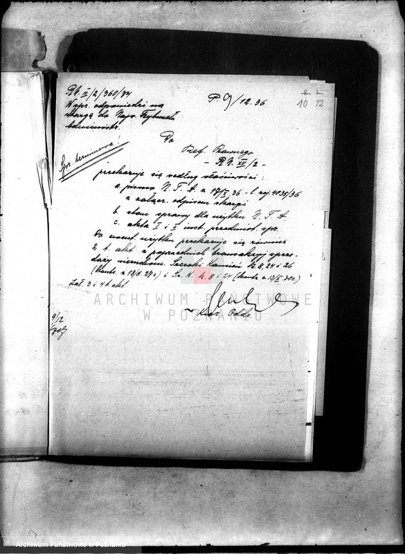 Obraz 14 z jednostki "Freter Herbert z Szerokiego Kamienia powiatu szubińskiego. Skarga do N.T.A. z powodu odmowy zezwolenia na przewłaszczenie"