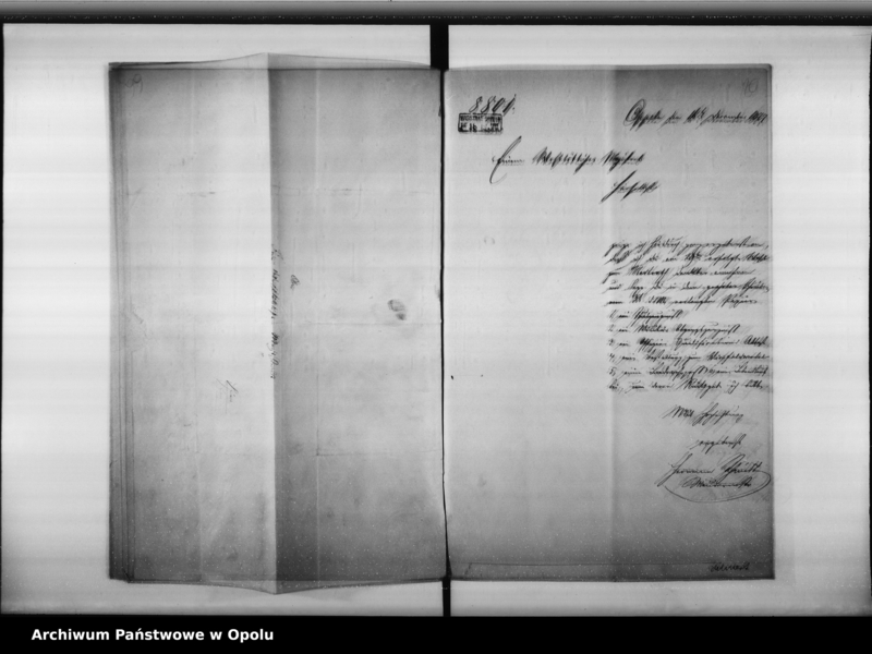 Obraz 14 z jednostki "Acta des Magistrats zu Oppeln betreffend die Wahl des Maurermeister H. Schmidt als Magistrats-Mitglied"