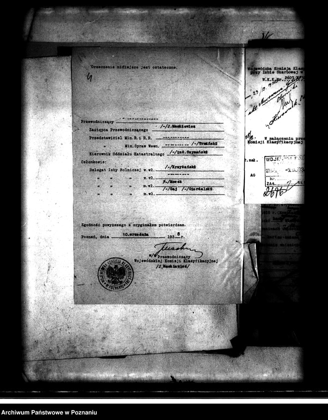 Obraz 8 z jednostki "/Klasyfikacja gruntów państwowych w powiecie obornickim - Murowana Goślina, Gościejewo, Długa Goślina/"