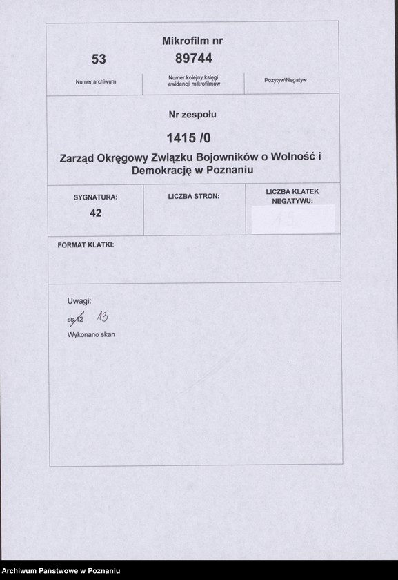 image.from.unit.number "Sprawozdania z działalności Rzecznika Okręgowego Sądu Koleżeńskiego za lata 1960 - 1967."