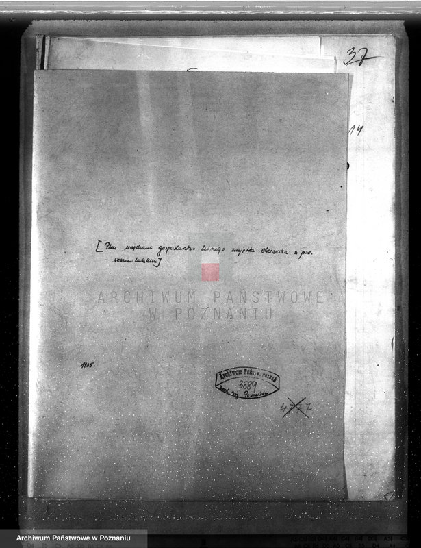 Obraz 4 z jednostki "Plan urządzenia gospodarstwa leśnego majątku Chlewiska w powiecie szamotulskim"