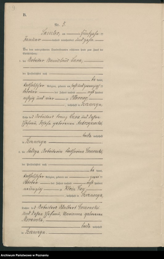 Obraz 12 z jednostki "Heirats-Haupt-Register"