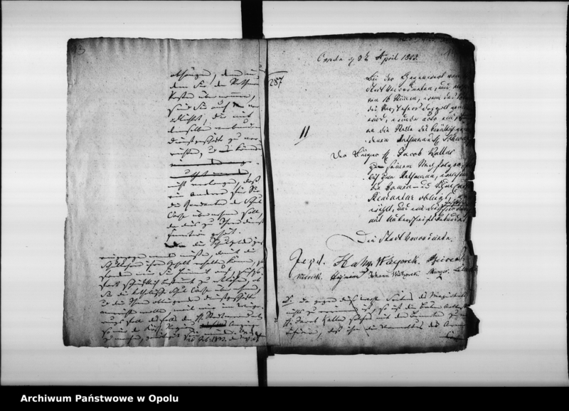 Obraz 12 z jednostki "Acta betreffend die Wahl und das Ausscheiden der Magistrats Mitglieder"