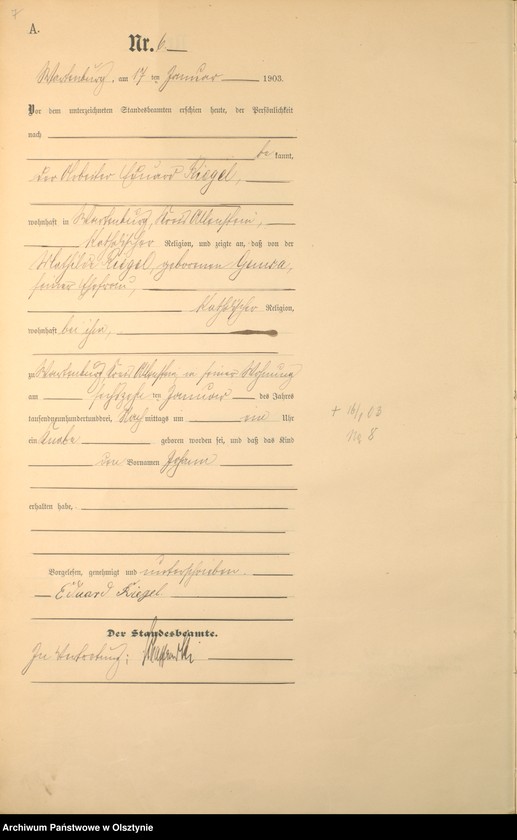 image.from.unit.number "Geburts-Haupt-Register Nr 1 - 161"