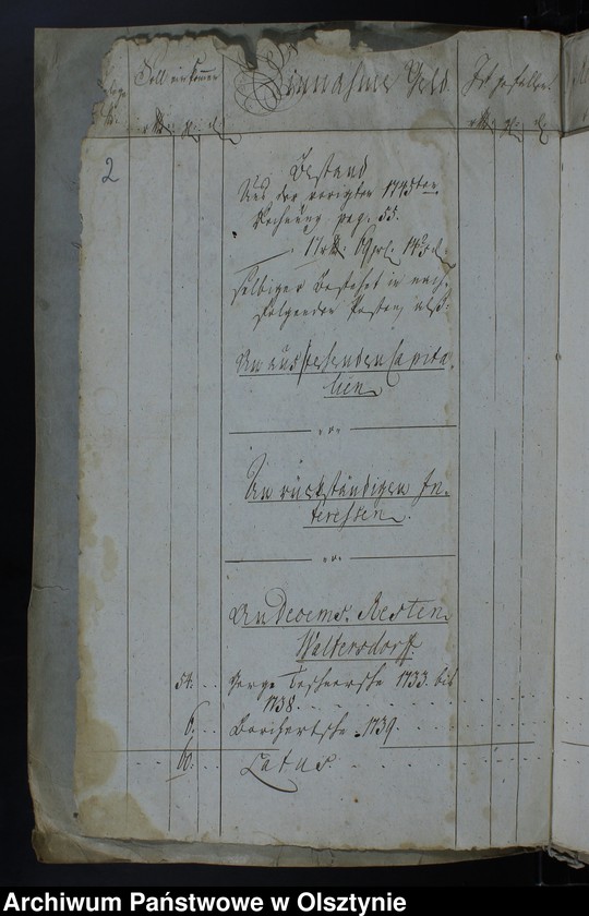 image.from.unit.number "Jahr Kirchen Rechnung der Waltersdorfschen Kirche aller Einnahme und Ausgabe wie auch Bau-Rechnung"