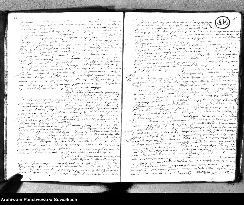 image.from.unit.number "Akta małżeństwa gminy wigierskiey od 1-go maja 1810 do dnia ostatniego kwietnia 1811 roku"