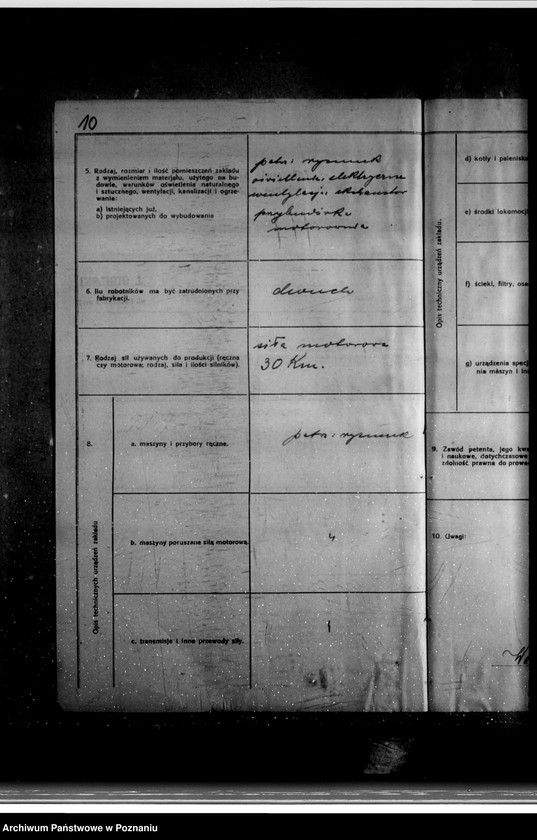 Obraz 14 z jednostki "Zatwierdzenie zakładu przemysłowego /młyna/ Jana Sibilskiego w Wolsztynie"