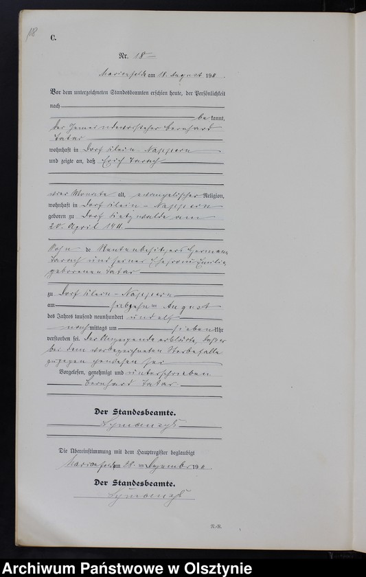 image.from.unit.number "Sterbe-Neben-Register Nr 1 - 32"