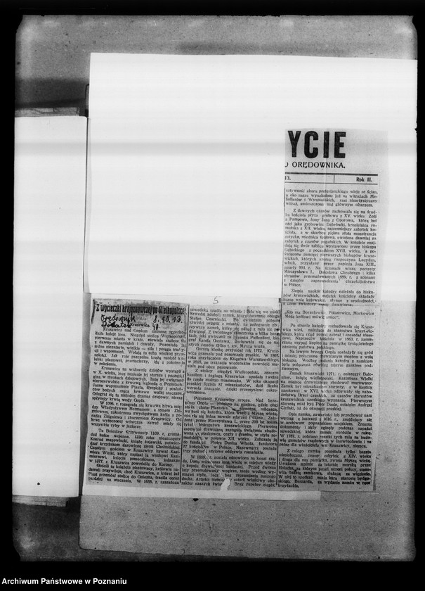 image.from.unit.number "Wycinki prasowe dotyczące Polski o różnej treści"