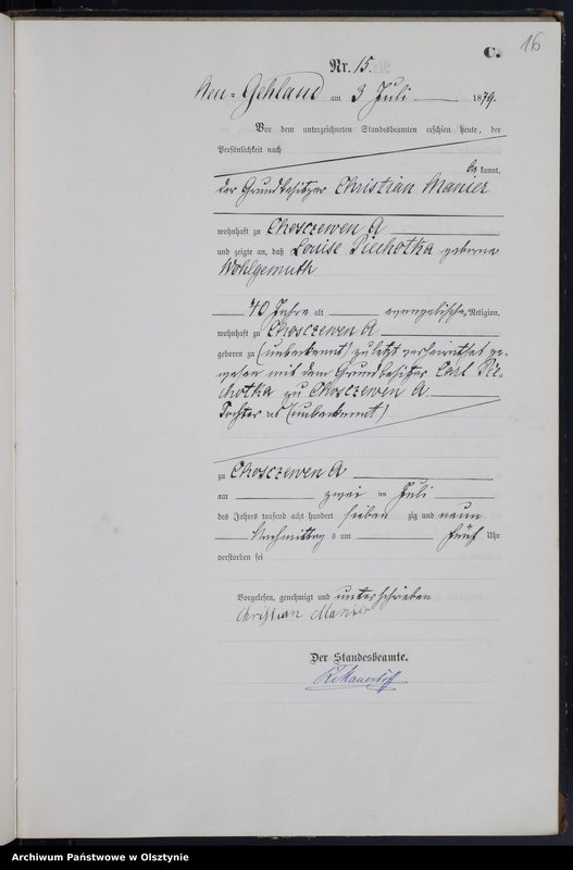image.from.unit.number "Sterbe-Haupt-Register Nr 1 - 24"