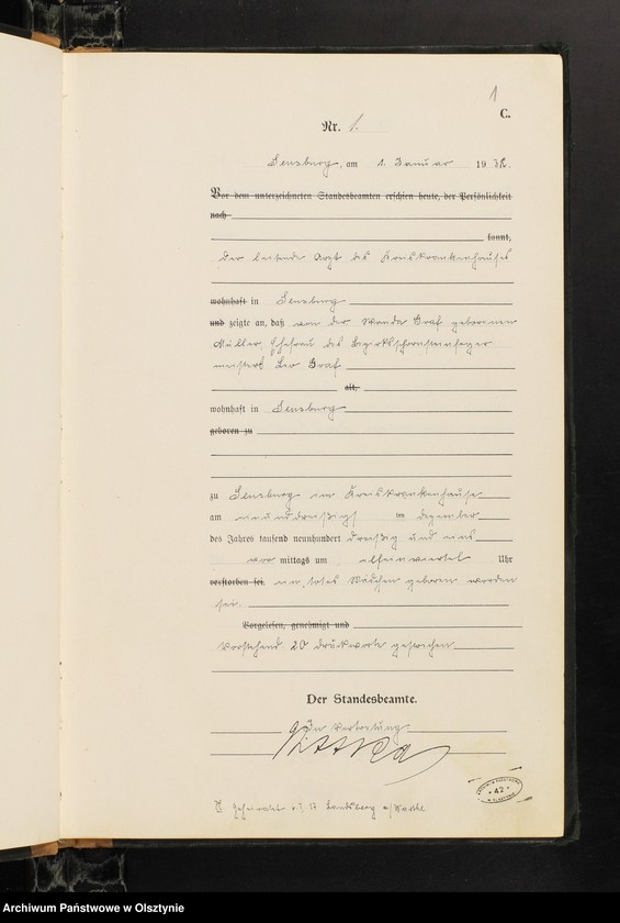 image.from.unit.number "Sterbe-Haupt-Register Nr 1-211"