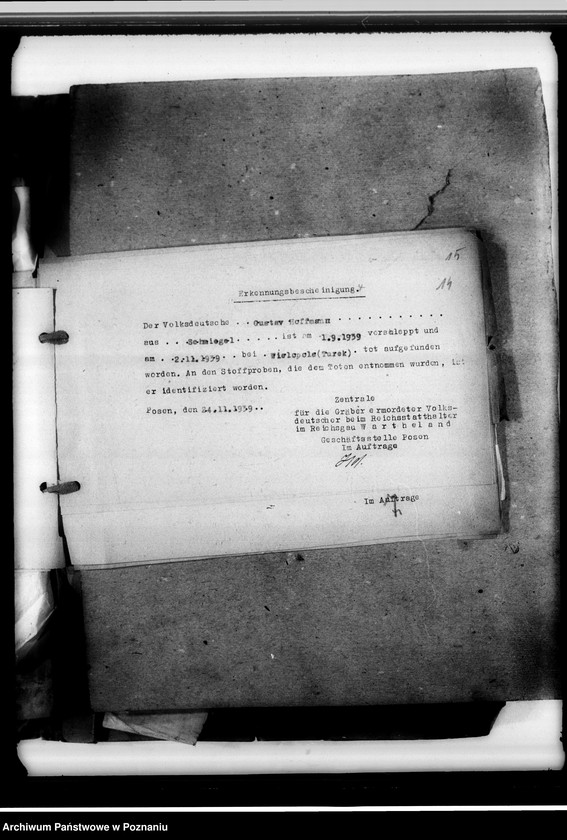 Obraz 19 z jednostki "Todesbescheinigungen I"