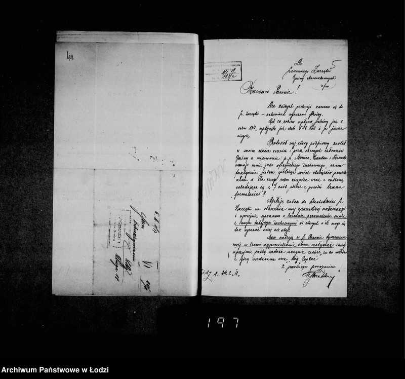 Obraz 8 z jednostki "Akta dotyczące nieetatowego duchownego H. Hercsztarka"