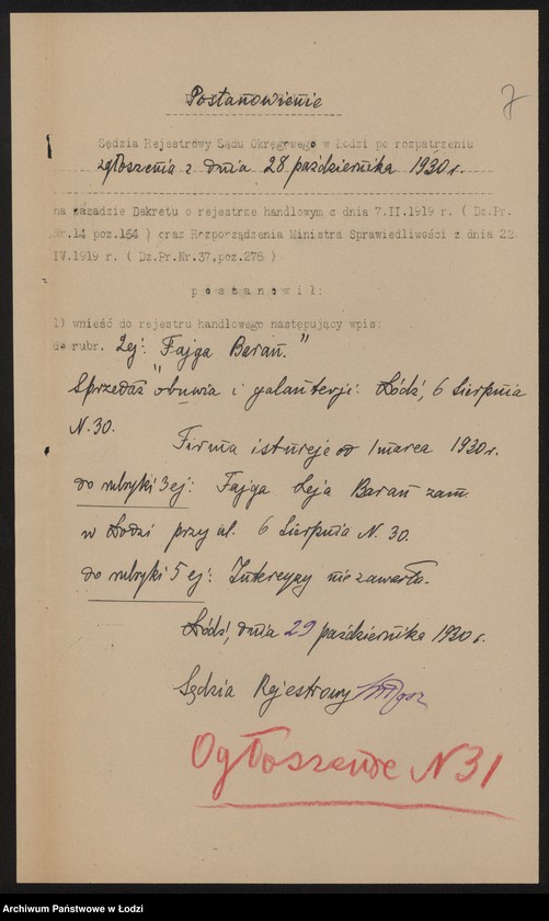 Obraz 9 z jednostki "Fajga Baran- sprzedaż obuwia i galanterii"