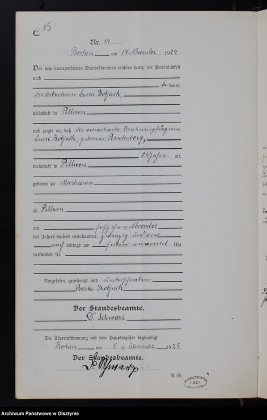image.from.unit.number "Sterbe-Neben-Register Nr 1 - 16 [ Księga zgonów - wtóropis ]"
