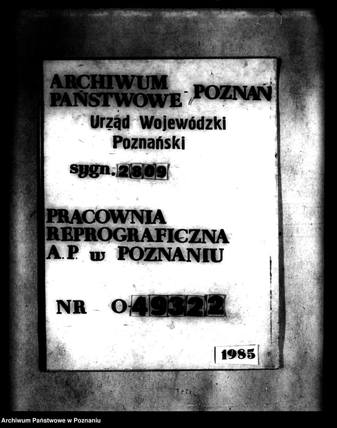 Obraz 1 z jednostki "/Parcelacje majątku Murzynówko powiat średzki/"