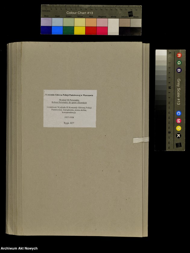 Obraz 2 z jednostki "Działalność Wydziału III Komendy Głównej Policji Państwowej. Zarządzenia, pisma okólne, korespondencja."