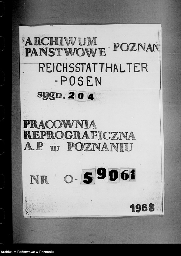 Obraz 1 z jednostki "Abstellung von Gefolgschaftsmitglieder zur Polizei - Reserve"
