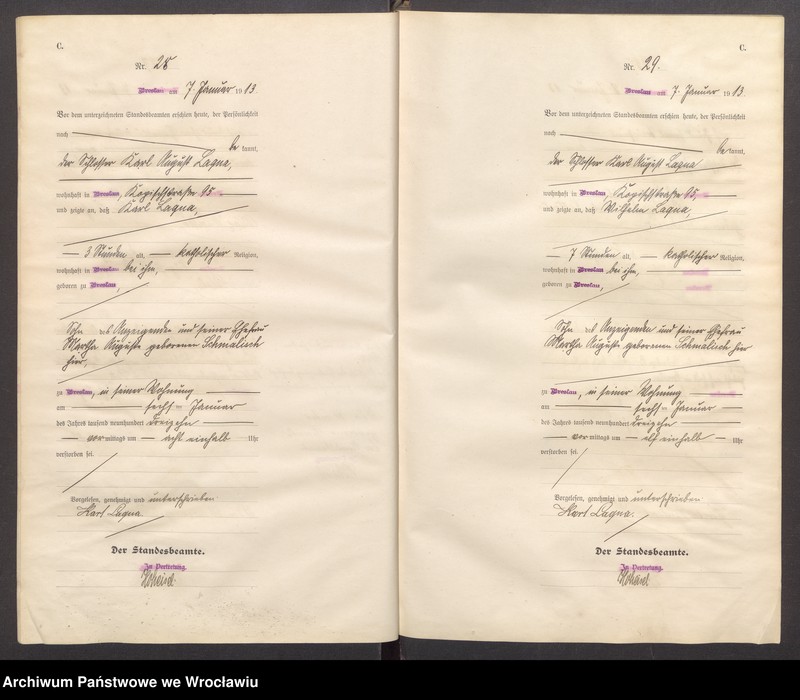 image.from.unit.number "Sterbe-Haupt-Register Breslau IV 1913 Band 1"