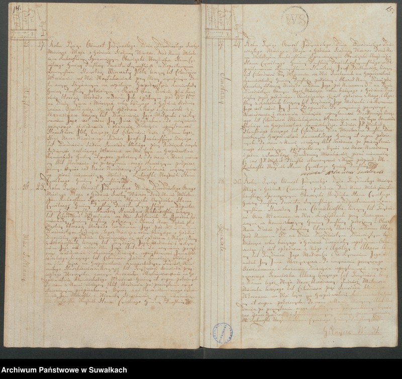 image.from.unit.number "Akta urodzonych gminy puńskiey od 1-go maja 1811do dnia ostatniego grudnia roku tegoż."