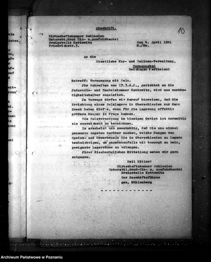 Obraz 14 z jednostki "Hermannsbad- Saline- Salzlager in Oberschlesien"