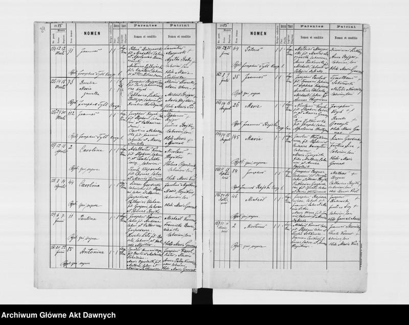 image.from.unit.number "Parafia: Strusów. Dekanat: Trembowla. Księga metrykalna urodzeń, ślubów i zgonów dla wsi: Strusów, Bernadówka, Darachów*, Nałuże, Nowy Tyczyn (Neutitchein), Ruzdwiany, Tiutków*, Warwaryńce, Zazdrość."