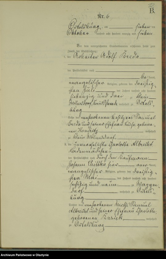 image.from.unit.number "Heiraths-Haupt-Register Nr 1 - 18"