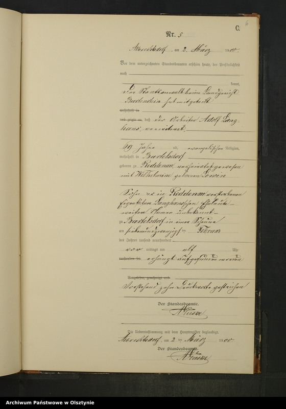 image.from.unit.number "Sterbe-Neben-Register Nr 1 - 29"