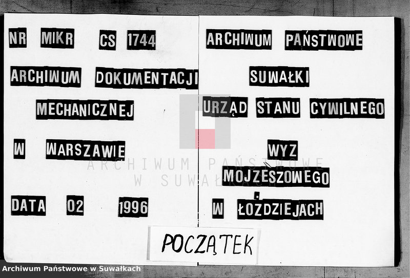 image.from.unit.number "Dowody do akt zaślubionych Starozakonnych Okręgu Łoździeje na rok 1863"