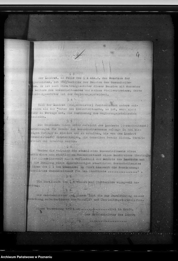 Obraz 13 z jednostki "Verordnung über die Einführung des Gesetzes über die Vereinheitlichung des Gesundheitswesens in den eingegliederten Ostgebieten."