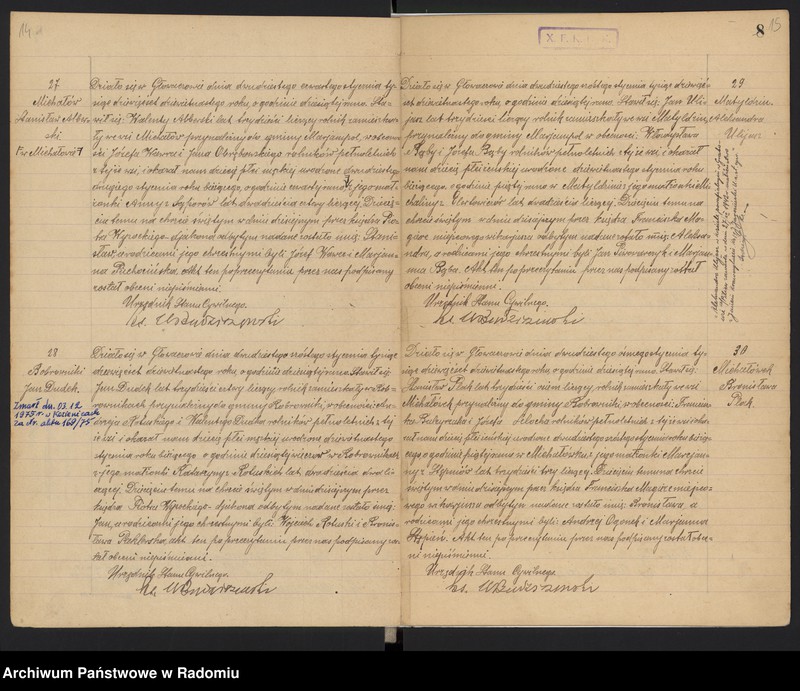 image.from.unit.number "Urząd Stanu Cywilnego w Głowaczowie Akta urodzeń, małżeństw, zgonów 1919 rok"