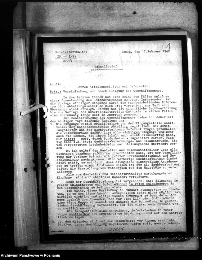 Obraz 5 z jednostki "Vereinfachung und Beschleunigung der Verwaltung"