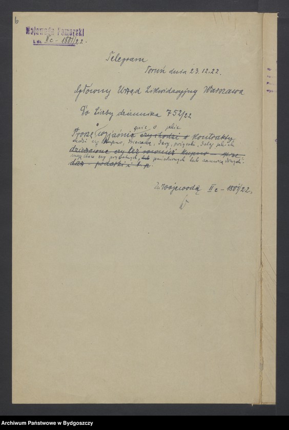 image.from.unit.number "[Kontrakty rządu niemieckiego dot. majątków, praw i interesów związanych z przejęciem terytorium byłego zaboru pruskiego]"