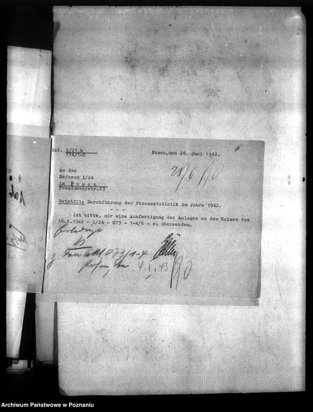 Obraz 10 z jednostki "Finanzstatistik (korespondencja)"