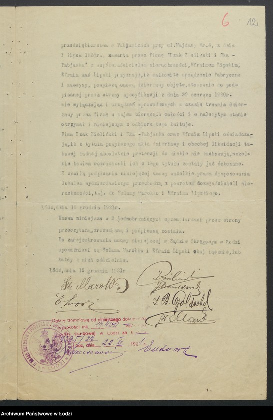 Obraz 14 z jednostki "Firma "Pabjanka" Maroko i Lipski - prowadzenie farbiarni i wykańczalni"