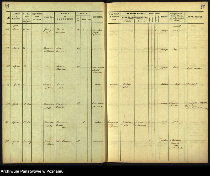 Obraz 20 z jednostki "Księga zgonów"