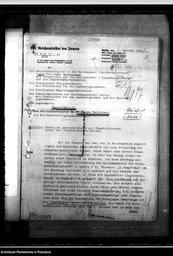 Obraz 5 z jednostki "Amtsvormundschaft über uneheliche Kinder. Jugendverwahrlager für Polen. Polnische uneheliche Kinder."