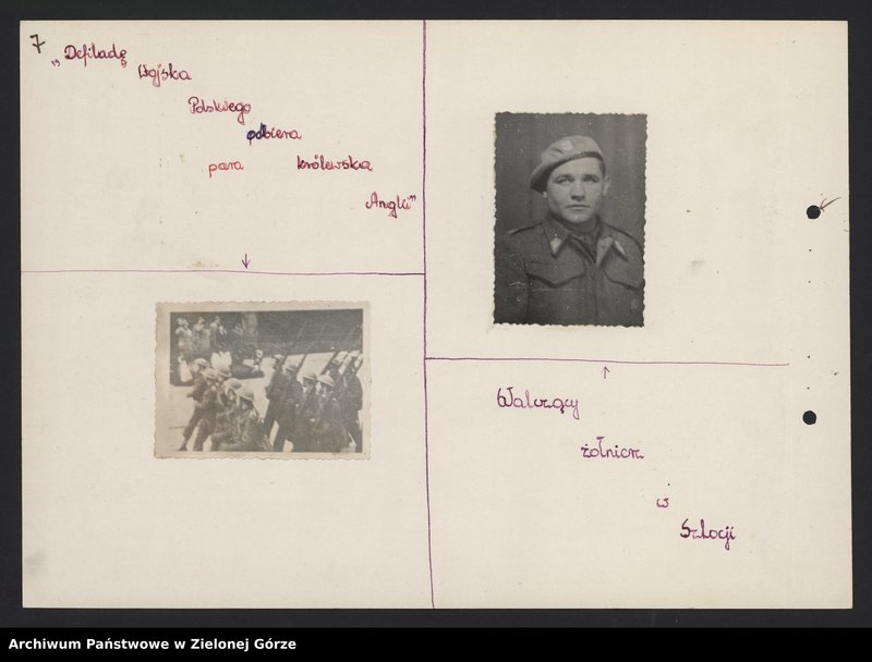 Obraz 17 z jednostki "Tomoń Jan,Trzewialski K. - prace na konkurs: Polskie Siły Zbrojne na zachodzie, wspomnienia z lat 1939-1945"