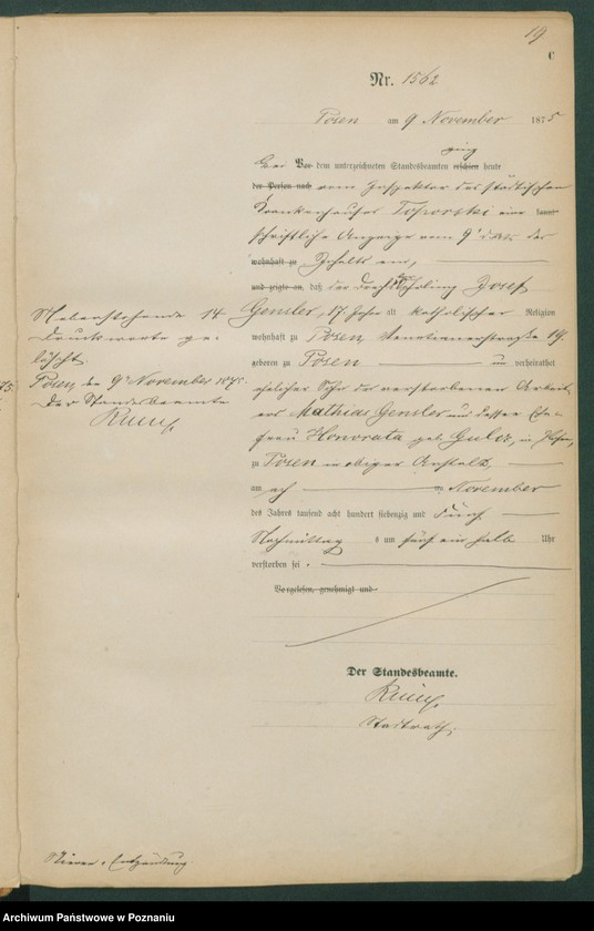 Obraz 20 z jednostki "Księga zgonów"