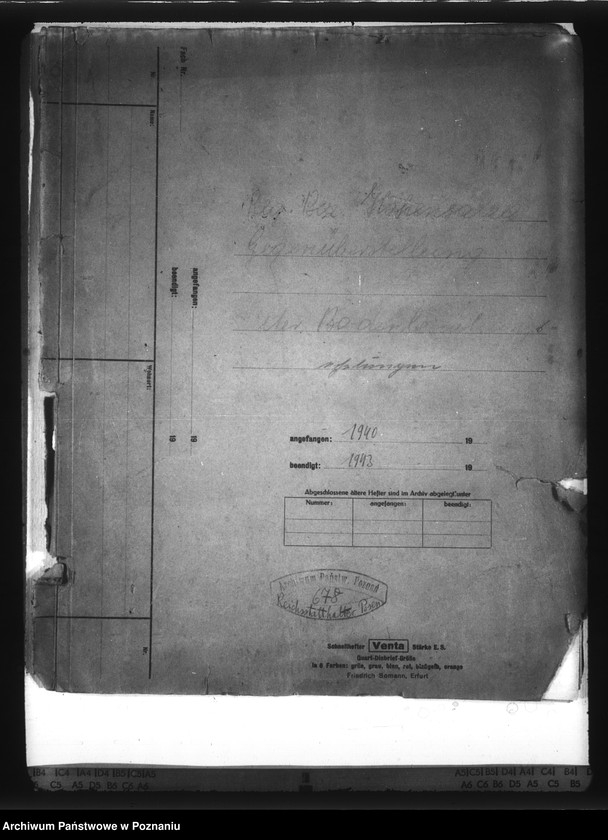 Obraz 4 z jednostki "Regierungsbezirk Hohensalza. Gegenüberstellung der Bodenbenutzungserhebungen"