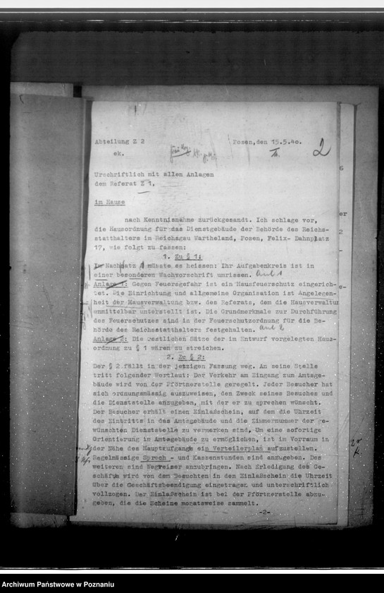 Obraz 6 z jednostki "Straż pożarna w budynkach urzędu namiestnika"